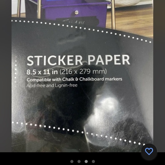 Chalkboard Sticker Paper - Picture 2 of 4